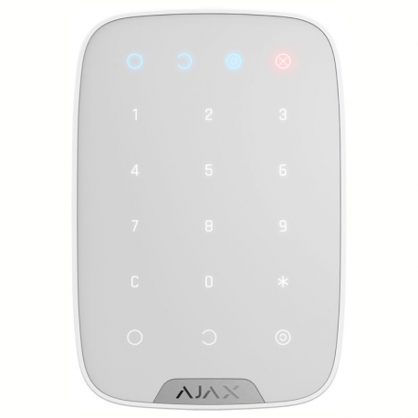 Ajax Keypad Jeweller clavier sans fil tactile blanc